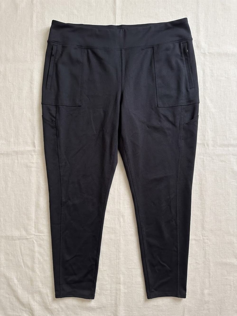 RIDGECUT Toughwear Women's 2X Black High Waist Cargo Utility Activewear Pants